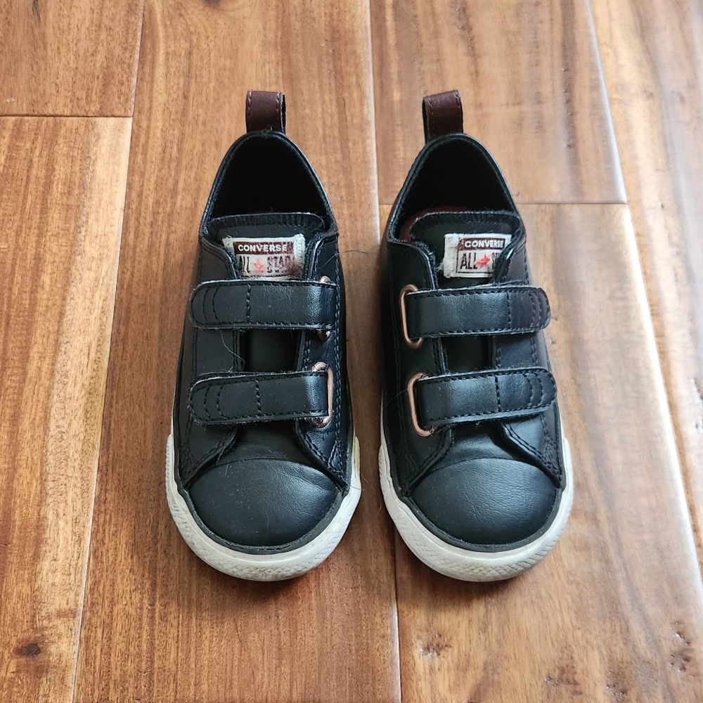 Converse Black Sneakers Velcro Straps
